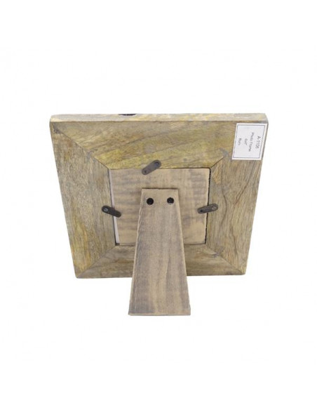 Drewniana ramka  na zdjęcia pokryta blachą  - A-1106, format zdjęcia 10x10cm