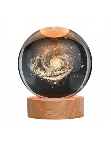 Podświetlana kryształowa kula...