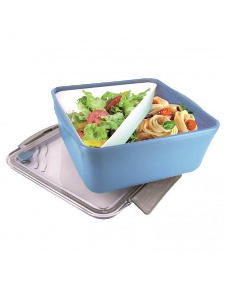 INTESI LUNCH BOX DIVIDED Z WIDELCEM 2,6L         NIEBIESKI CIEMNY