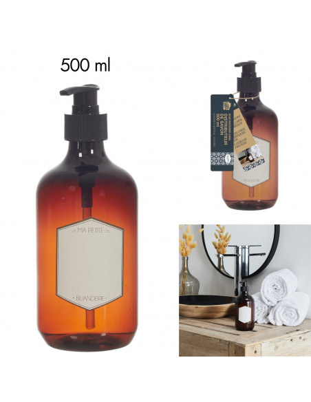 INTESI POJEMNIK/ DOZOWNIK NA MYDŁO 500ML         BURSZTYNOWY