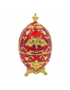 Jajo Fabergé czerwone...