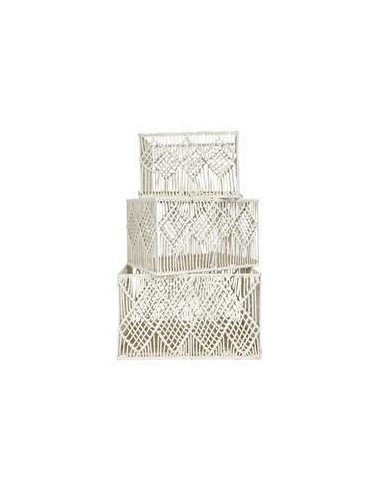 INTESI ZESTAW 3 KOSZY BOHO