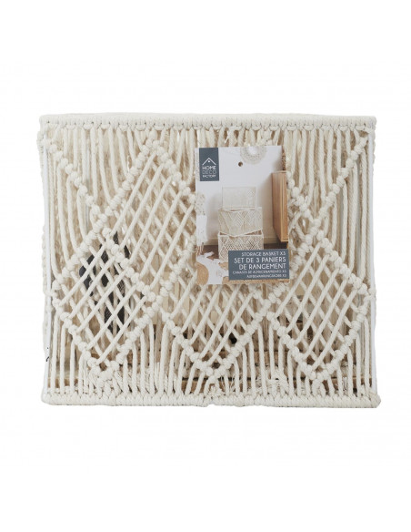 INTESI ZESTAW 3 KOSZY BOHO