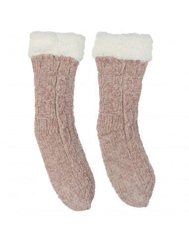 INTESI SKARPETY CHENILLE OCIEPLANE RÓŻOWE