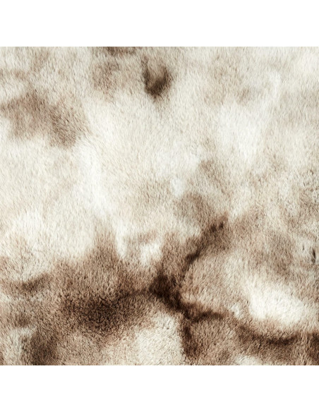 INTESI KOC FURRY 140X200CM BRĄZOWO-KREMOWY