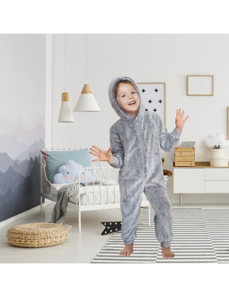 INTESI KOMBINEZON ONESIE DZIECIĘCY 4-6LAT SZARY