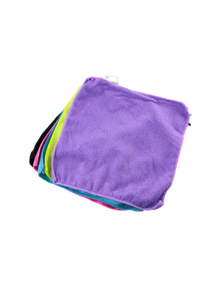 INTESI ZESTAW 5 ŚCIEREK Z MIKROFIBRY 30X28CM     KOLOROWE