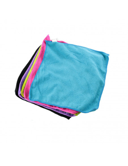 INTESI ZESTAW 5 ŚCIEREK Z MIKROFIBRY 30X28CM     KOLOROWE