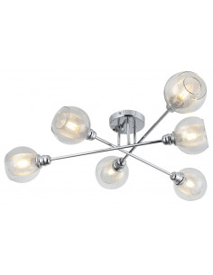 CANDELLUX DIXI LAMPA SUFITOWA 6X40W E14 CHROM 36-61362