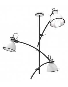 CANDELLUX ZUMBA LAMPA WISZĄCA 3X60W E27 BIAŁY+CZARNY 33-72061