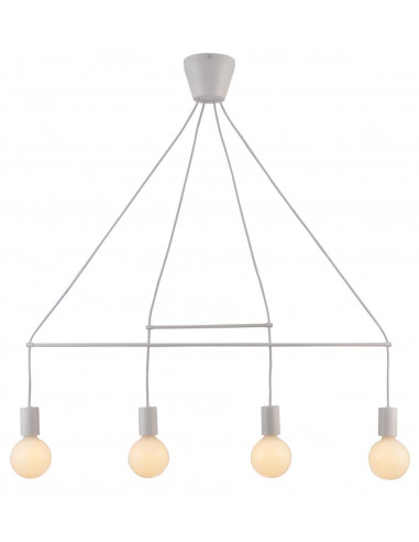 CANDELLUX ALTO LAMPA WISZĄCA 4X40W E27 BIAŁY MATOWY 34-70906