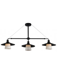 CANDELLUX LOFT LAMPA WISZĄCA 3X60W E27 CZARNY 33-43115