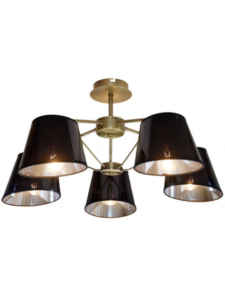 CANDELLUX CORTEZ LAMPA WISZĄCA 5X40W E14 PATYNA 35-54999