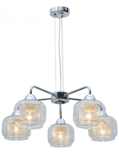 CANDELLUX RAY LAMPA WISZĄCA 5X40W E14 CHROM 35-67098