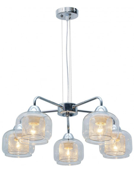 CANDELLUX RAY LAMPA WISZĄCA 5X40W E14 CHROM 35-67098