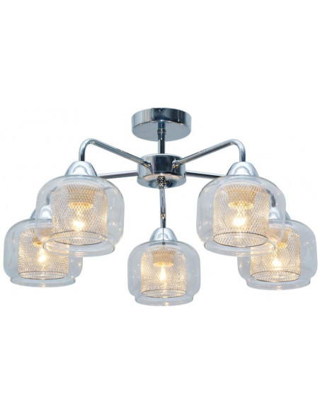 CANDELLUX RAY LAMPA SUFITOWA 5X40W E14 CHROM 35-67104