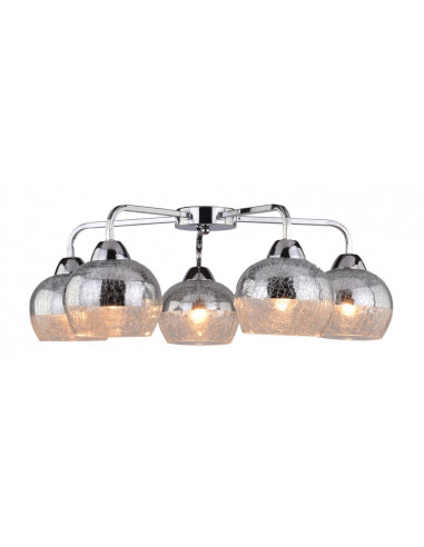 CANDELLUX CROMINA LAMPA SUFITOWA 5X60W E27 CHROM 98-55668