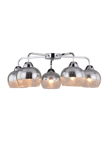 CANDELLUX CROMINA LAMPA SUFITOWA 5X60W E27 CHROM 98-55668