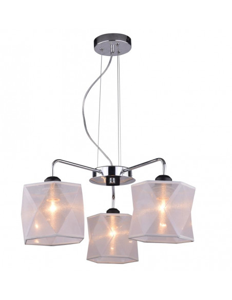 CANDELLUX NOSJA LAMPA WISZĄCA 3X40W E27 CHROM 33-58720