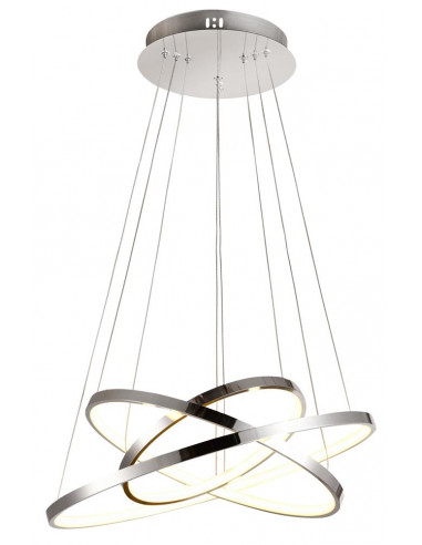 CANDELLUX LUNE LAMPA WISZĄCA 50 OKRĄGŁY POTRÓJNY 60W LED 4000K CHROM 33-64738