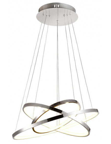 CANDELLUX LUNE LAMPA WISZĄCA 50 OKRĄGŁY POTRÓJNY 60W LED 4000K CHROM 33-64738