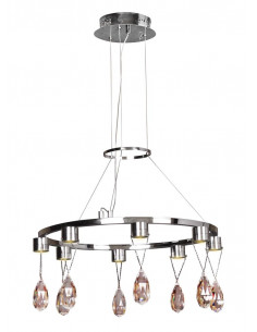 CANDELLUX PRISMA LAMPA WISZĄCA 8X3W LED CHROM 38-26064