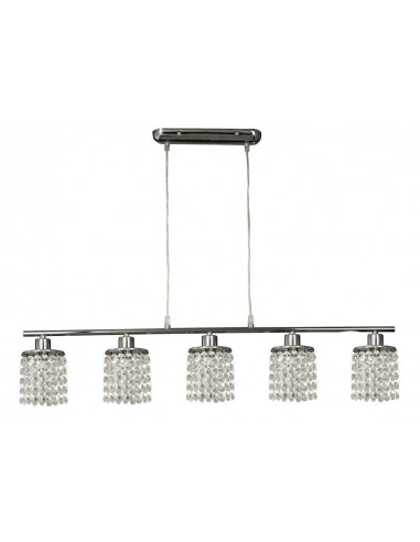 CANDELLUX ROYAL LAMPA WISZĄCA 5X40W G9 CHROM+KRYSZTAŁKI 35-28115