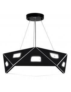 CANDELLUX NEMEZIS LAMPA WISZĄCA PIĘCIOKATNY 42 3X40W G9  Z ŻARÓWKĄ CZARNY 31-59130