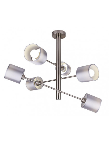 CANDELLUX SAX LAMPA WISZĄCA SZTYCA 6X40W E14 SATYNA 36-70715