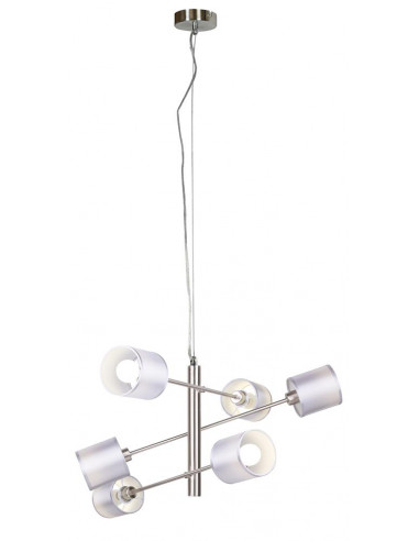 CANDELLUX SAX LAMPA WISZĄCA LINKA 6X40W E14 SATYNA 36-70722