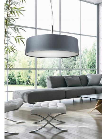 CANDELLUX BLUM LAMPA WISZĄCA 3X60W E27 SREBRZYSTO SZARY 31-46673