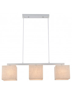 CANDELLUX BOHO LAMPA WISZĄCA 3X40W E27 BIAŁY ABAŻ. LEN 33-58355