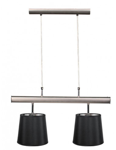 CANDELLUX MILONGA LAMPA WISZĄCA 2X60W E27 SATYNA 32-53541