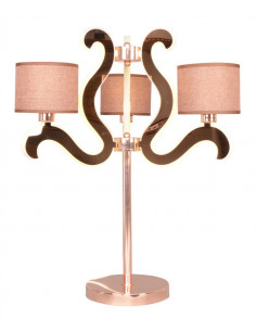 CANDELLUX AMBROSIA 3 LAMPA GABINETOWA 3X40W E14 + 18,4W LED MIEDZIANY 43-33925