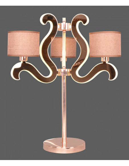 CANDELLUX AMBROSIA 3 LAMPA GABINETOWA 3X40W E14 + 18,4W LED MIEDZIANY 43-33925