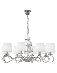 CANDELLUX DENIS LAMPA WISZĄCA 8X40W E14 CHROM 38-23452