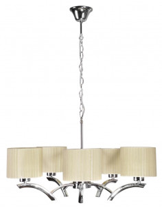 CANDELLUX DRAGA LAMPA WISZĄCA 5X60W E27 KREMOWY 35-04222