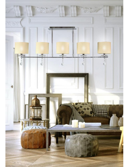 CANDELLUX ESTERA LAMPA SUFITOWA 5X40W E14 CHROM 35-11527