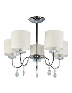 CANDELLUX ESTERA LAMPA WISZĄCA 5X40W E14 CHROM 35-11671