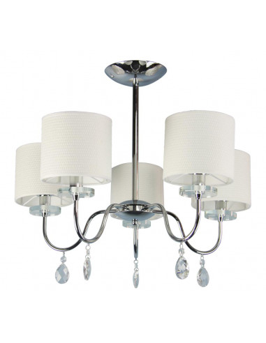 CANDELLUX ESTERA LAMPA WISZĄCA 5X40W E14 CHROM 35-11671