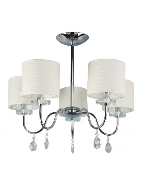 CANDELLUX ESTERA LAMPA WISZĄCA 5X40W E14 CHROM 35-11671