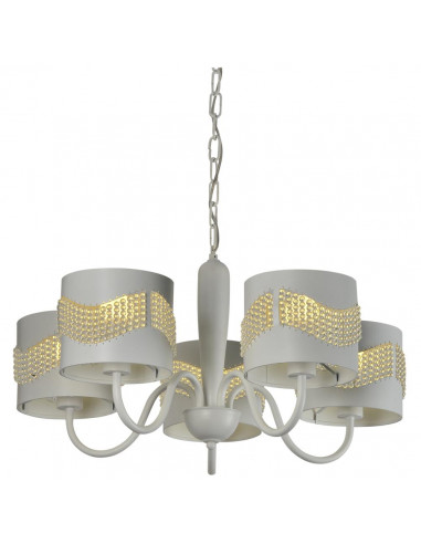 CANDELLUX ANTONIO LAMPA WISZĄCA 5X60W E27 BIAŁY 35-23001