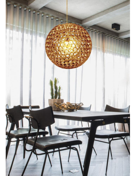 CANDELLUX ABROS LAMPA WISZĄCA 50 1X60W E27 MIEDZIANY 31-09074