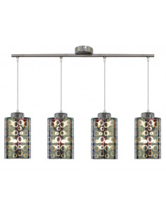 CANDELLUX NOCTURNO LAMPA WISZĄCA 4X40W E27 CHROM 34-57723