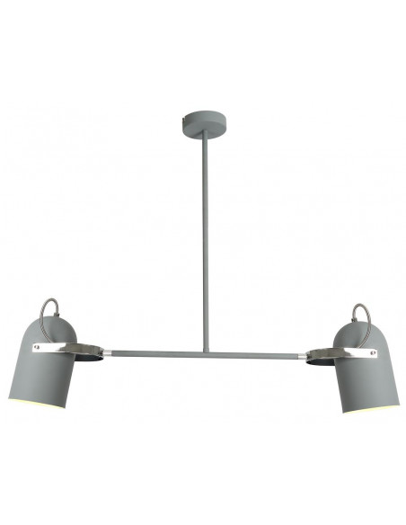 CANDELLUX GRAY LAMPA WISZĄCA 2X40W E27 SZARY 32-66510