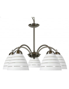 CANDELLUX ULI LAMPA WISZĄCA 5X60W E27 SATYNA 35-66169