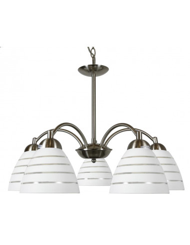 CANDELLUX ULI LAMPA WISZĄCA 5X60W E27 SATYNA 35-66169