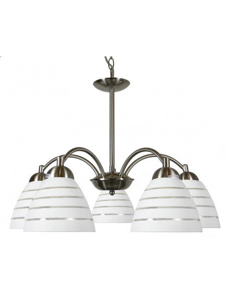 CANDELLUX ULI LAMPA WISZĄCA 5X60W E27 SATYNA 35-66169