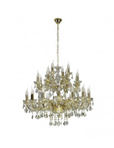 CANDELLUX MARIA TERESA LAMPA WISZĄCA 28X40W E14 ZŁOTY 30-94622