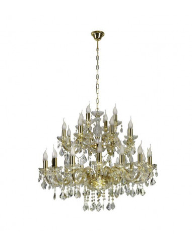 CANDELLUX MARIA TERESA LAMPA WISZĄCA 28X40W E14 ZŁOTY 30-94622